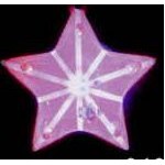 Star with Radiant Center Flash Lapel Pin