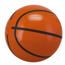6" Inflatable Basketball Beach Ball