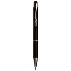 Gloss Black Ballpoint Pen - Laser Engraved