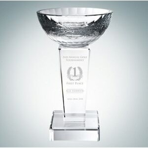 8 1/2" Designer Collection Glory Optical Crystal Trophy