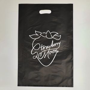 Frosted Black Colored Poly Merchandise Bag/ 2.5 Mil (14"x3"x21")
