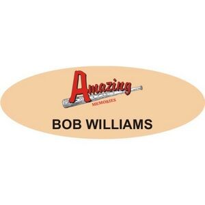 Full-Color Acrylic Name Badges - Oval