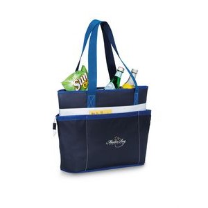 Vineyard Insulated Tote - Navy Blue