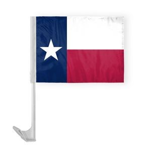 Texas Car Flags 12x16 inch