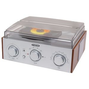 Jensen® 3-Speed Stereo Turntable w/ AM/FM Receiver & Stereo Speakers