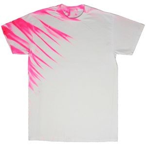 Neon Pink/White Eclipse Graffiti Short Sleeve T-Shirt