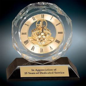 Crystal & Gold Clock Award