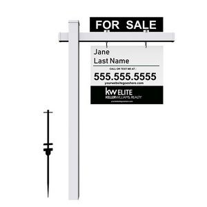 Real Estate Post Sign - 24" x 18" - 24 Hour Service