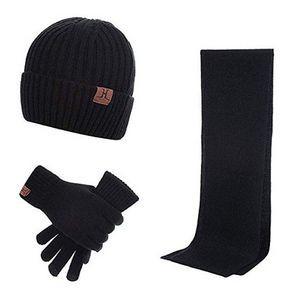 Scarf Gloves Hat (3 Piece Set)