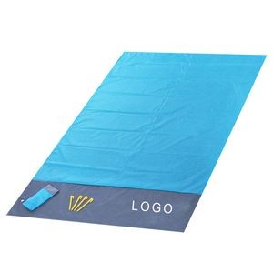 Outdoor Folding Beach Mat Camping blanket with Pouch Bag