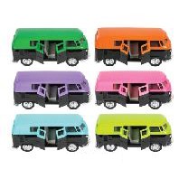 5" Neon Volkswagen Bus Toy Car