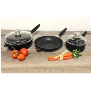 BergHoff® EuroCAST 5 Piece Cookware Starter Set