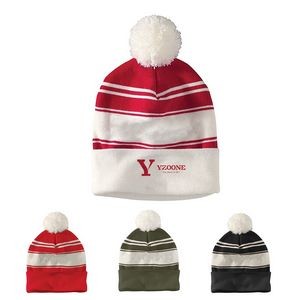 Beanie Hat with Top Ball