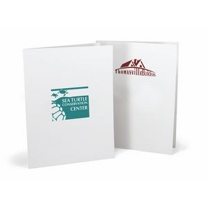 2 Color Foil-Stamped Pocket Folder-Standard White Paper