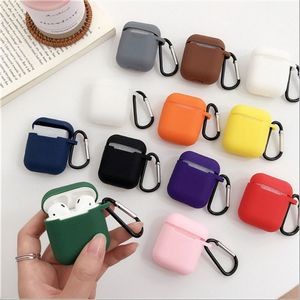 Earbuds Silicone Case With Carabiner