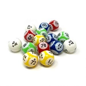 6 Sided Bingo Balls Set 0f 75