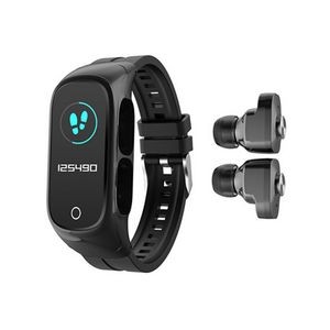 Smartwatch with Bluetooth Earbuds