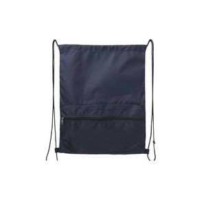 Drawstring Backpack with Front Pocket