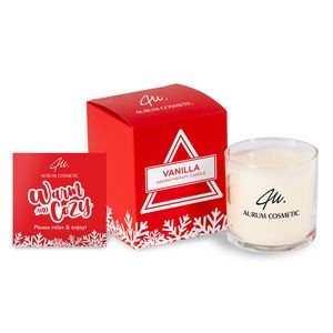 7 Oz. Glass Jar Candle in Soft Touch Gift Box