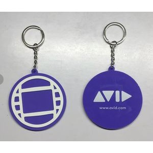 Custom Die Cut PVC Keychains
