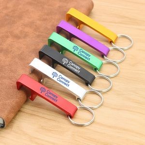 3 in 1 Aluminum Opener with Keychain and phone stand