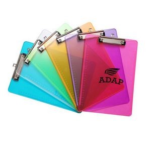 Transparent A4 Clipboard with Scale and Custom Logo Option