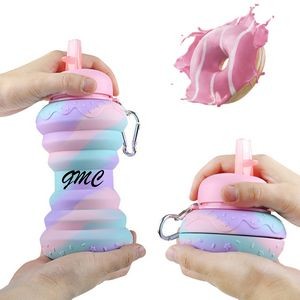 Silicone Donut Collapsible Bottle