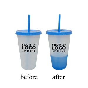 12 oz Cool Water Color Changing Stadium Cup