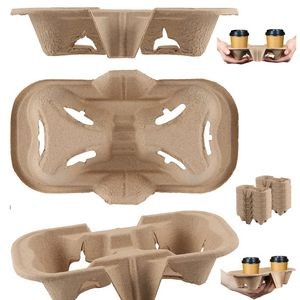 Double Cup Cardboard Tray