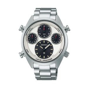 Seiko Prospex SFJ009 Solar Chronograph Diver Men's Watch - White
