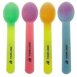 Reusable Party Color Changing Plastic Spoons