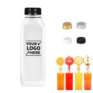 17Oz PET Clear Plastic Juice Bottle