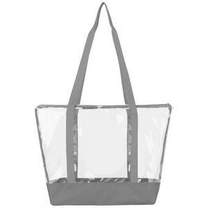 Tote Bag Stadium Approved Clear PVC (19" X 14" X 5.7")