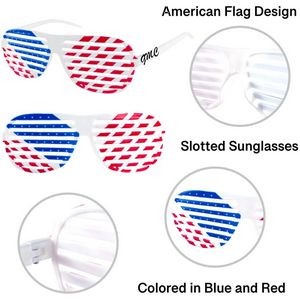 American Flag Shutters Sunglasses