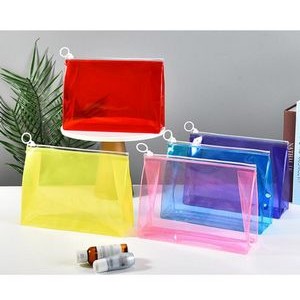 Clear PVC Cosmetic Pouch Wash Bag