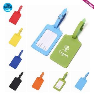 PU Leather Vacation Travel Luggage Tag