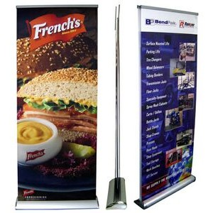 LD2 Premium Double Sided Banner Stand (32.5x80)