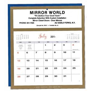 Commercial Memo Calendar-9 7/8"x10 5/8" (After 5/1)