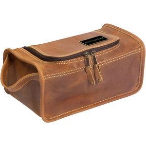 Taylor Falls Leather Travel Dopp Kit Bag