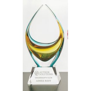 Turquoise Green/Gold Beauvoir Basket Award