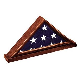 Dark Cherry Flag Case Holds 3' x 5' Memorial Flag