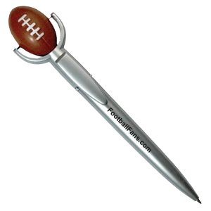 Football Specialty Pen w/ Squeeze Topper
