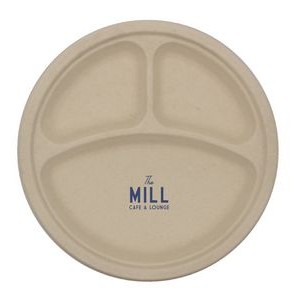10" Eco-Friendly Compartment Paper Plate