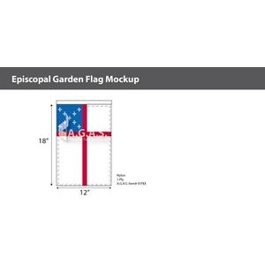 Episcopal Garden Flags 18x12 inch
