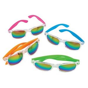 Rainbow Lens Neon Sunglasses
