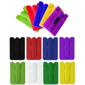 Silicone Phone Wallet W/ Stand
