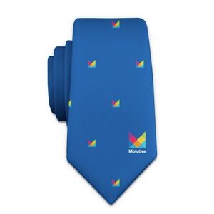 Fully Customizable Printed Skinny Width Necktie