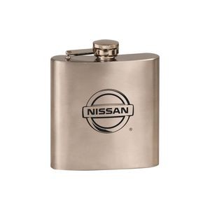 Laser Engraved Stainless Steel 6oz Flask