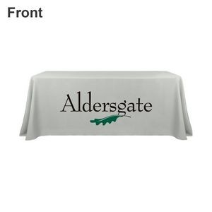 300D 6 ft 4-sided table throw for coming events