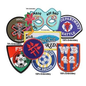 3" Custom Embroidered Patch / 100% Thread Coverage